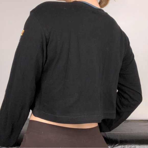 Vans Off The Wall Crop Long Sleeve Shirt SOLD - Picture 3 of 4